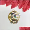 Charms 20st/Lot Chinees Style Dragon Phoenix Emaljhänge för kvinnor DIY örhänge Fynd smycken gör tillbehör släpp leverans dhqzx