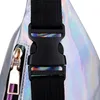 Storage Bags Women Holographic Laser Fanny Pack Shiny Waist Hip Bum Bag Waterproof Ladies Fashion Adjustable Belt Sports Travel PartyStorage