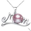 Médaillons En Gros Personnalisé Mères Amour Pendentif Collier Femme Bijoux Spécial Pour Jour Coeur Cadeau Drop Delivery Collier Dhgarden Dhjyf