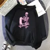 Sweats à capuche pour femmes Sweat-shirts mode hiver américain squelette de la rue haute lâche grunge crâne à capuche y2k punk Oversize Casual tops Harajuku femmes sweat-shirt 230207