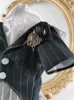 Hundkläddesign handgjorda husdjur kostym kläder bröllopsklänning klassisk smoking
