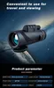 Telescope verrekijker 80x100 Professionele HD Telescope 20000m IPX6 Waterdichte telefoon Telescoop Hoge vergroting Micro Telescoop voor kamperen Wandelen 230206