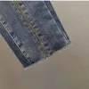 سراويل جينز للسيدات حفر امرأة عالية الخصر على صيف ربيع 2023 الوافدين تمتد سراويل جينز القطن 26-32