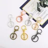 Keychains 10st/Lot 30mm nyckelring med pläterad hummerlås krokkedja för smycken som tillverkar DIY -kedjor Tillbehör