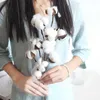 20PC Dried Flowers Naturally Cotton Flower Artificial Plants Floral Branch For Wedding Party Decoration Fake Home Decor Y