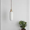 Pendelleuchten, Keramik-Leuchten, weißes Schlafzimmer, Esszimmer, Wohnzimmer, moderne LED-Lampe, Beleuchtung, Leuchte