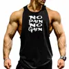 Erkek Tank Tops Gym Marka Giyim En İyi Erkekler Vücut Geliştirme Fitness Eğitim Koşu Yelekleri Kas Singlets Moda Egzersiz Adam Kolsuz Gömlek