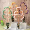 Natural Crystal Chips Money Tree Home Office Decor Handmade Wire Wrapped Citrine Amethyst Green Aventurine Rose Quartz Tree of Life Fengshui Bonsai Tree for Her