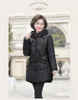 Women's Trench Coats Winter Womens Jacket Hooded Solid Cotton Padded Middle-aged Woman Parkas High Quality Ladies And Jackets