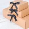 ギフトラップ5PCS/ Black White Kraft Paper GiftEvent Party Partaging Packaging Wedding Birthday Packing Box Support Custom 0207