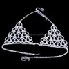 Chaînes de ventre Femmes Coeur Strass Soutien-gorge Corps Poitrine Chaîne Accessoires Bijoux En Cristal Transparent String Culottes Sous-Vêtements 49 E3 Drop D Dhqw0