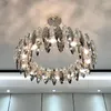 Hanglampen kristallen licht luxe postmoderne keukenverlichting net rood kroonluchter 2023 huisdecoratie woonkamer Noordse high-end high-end