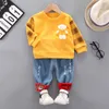 Комплекты одежды весенняя осень детская мультипликационная одежда для малышей