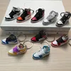 Party Favor Key Chain 10 Colors Designer Sneakers Män och kvinnor Barn Keychain Giftskor Key Chain Handbag Chain Basketball Shoes