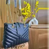 Loulou Puffer Designers Torby Kobiety na ramię luksusowe torebki meseger mody metaliczne torebki klasyczne sprzęgło crossbody ładne