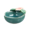 Bowls Bowl Ceramic Face Mixing Oil Beautyspa Diy Esthetician Facial Tool Essential Skin Care Silicone Decorative Flower Blue