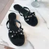 Desinger Flat Bottom Sandals Summer Beach Slippers Leisure PVC Jelly Women Shoes