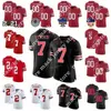 American College Football Wear College Custom Ohio State Buckeyes Football Jersey 33 Jack Sawyer 3 Quinn Ewers 7 C.J. Stroud 5 Garrett