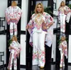 Roupas étnicas cenários africanos para mulheres 2023 vestidos de manga longa e elástica bazin calças folgadas estilo rock rock dashiki famosa famosa senhora