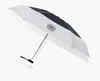 Camellia Printing Five-fold Umbrellas Folding Pocket Umbrella Light Black Glue Sunproof Rain Umbrella