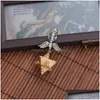 Pendant Necklaces Wholesale Natural Stone Crystal Merkaba Octagon Star Foreign Trade Jewelry Ce Flower Necklace Of Life Drop Dhgarden Dhrqh