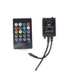 Controller RGB 20 tasti Controller musicale remoto IR O sensibile al suono per strisce LED Dc12V24V con batteria inclusa Consegna drop Ligh Dhsg6