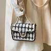 Magasin sac à main 95% de réduction sur la liquidation en gros chaîne de style Wtern petit sac carré 2023 nouvelle mode femmes tissu polyvalent Simple bandoulière épaule