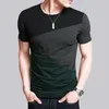 Camisetas masculinas 6 desenhos de camisa masculina Slim Fit Crew Neck Men Men de manga curta Camiseta casual Tops Tamanho M-5xl TX116-R