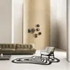 Carpet Living Room Irregular Line Shape Fluffy Plush Warm Anti-skid Bedroom Sofa Rug Fashionable Coffee Table Mat Custom Size 230207
