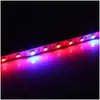 Led Strips Grow Lights Dc12V Growing Strip 5050 Smd Nonwaterproof Ip20 Plant Growth Light For Greenhouse Hydroponic Drop Delivery Li Dhc5Y