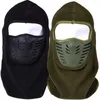 Basker utomhus ridning dammtät polär fleece fast färg balaclava kallt skydd unisex höst vinter skidmask beanie