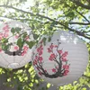 Andra evenemangsfestleveranser 5pcslot 16 "40 cm Flower Paper Lanterns Sakura Chinese Japanese Lantern Balls Wedding Birthday Decoration 230206