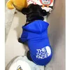 Designer Dogs Hoodie Pet Cloths Disual Wear Dog Apparel The Dog Face Pets Coat Frasnable and Winter Warm Dark Jackets بالجملة