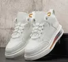 Men Platformschoenen Sneakers topontwerper ademende verhoogde loafers rond teen platte hiel veter comfort kleine witte casual schoenen