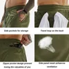 Heren shorts Running Fitness Single-Deck Quick Dry Gym Jogging Training Training Summer Sport Korte broek Y2302