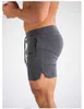 Men's Shorts 2023 New men Zip pocket Fitness Gyms Mens Summer Running Short Pants Male Jogger Workout Beach Brand sport shorts Y2302