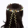 Decorative Flowers & Wreaths 10m Golden Color And Silver Rattan Artificial Foliagewreath Wedding Vine Decoration Fake Leaves Leaf Garland X7