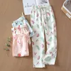 Women's Sleepwear Spring Summer And Autumn Cotton Pajama Pants For Ladies Long Trousers Knitted Casual Loose Home Women