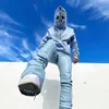 Sweats à capuche pour hommes Sweatshirts Goth Zip Up Sweat à capuche Squelette Grunge surdimensionné Y2K Vestes Hommes Streetwear Rétro Sudaderas Pull 230207