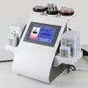 Schoonheid item 6 in 1 40k ultrasone cavitatie vacuüm radiofrequentie laser 8 pads lipo laser afslankmachine