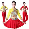 Stage Draag traditionele Chinese volksdanskostuum voor vrouw nationale fan dansen dansen kleding yangko vrouwen yangge kleding ta1298