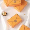 Emballage cadeau Cokelat Merah Muda Amplop Pesta Liburan Sampanye Dekorasi Ulang Tahun Oranye Pasokan Kotak Hadiah Pernikahan Buatan 0207
