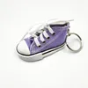 Canvas Shoes Keychains Party Sneaker Tennis Shoe Key Chain 3D Novely Casual Shoes Keyrings Colorful Shoes Holder Handbag Pendant Gifts BC261