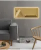 Applique murale LED pour chambre à coucher, chargeur sans fil pour téléphone, étagère, chevet, tête de lit, lecture, Loft moderne, Luminaire USB, lit en bois