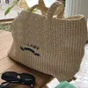 5A torby torebki Zakupy ręcznie tkane słomka torba op24 dla kobiet 2023 Lato nowy trend duża pojemność niszowa nisza wypoczynek na plażę mody Allpurpose femerm torebka