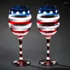 Copas de vino copa pintada a mano flauta de champán copas de cristal para copas de Vodka Home Bar El vasos de fiesta