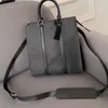 Sac Plat Umhängetasche Herren Handtasche Einkaufstasche Echtes Leder Mode Leder Abnehmbarer Riemen Reißverschluss Einfarbige Gründer-Umhängetaschen