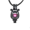 Médaillons Mode 100 pièces mélangent des perles noires Cage médaillon pendentif pour huître diffuseur d'huile essentielle livraison directe Je Dhgarden Dhy9E