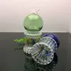 Glass Smoking Pipes Manufacture Hand-blown hookah Bongs Classic single wheel concave head glass bubble cigarette accessories pipe