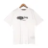 Designer merk luxe T-shirt heren t-shirt losse oversized 100% katoen Kleding spray brief korte mouw lente zomer tij heren en